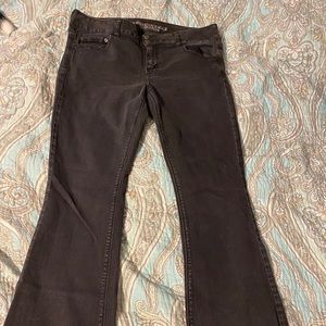 American Eagle Jeans Black Size 16 Artist